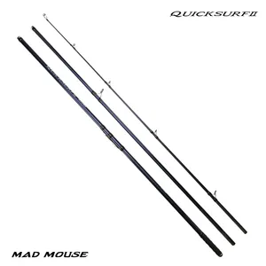 Caña de Pescar Madmouse Quick Surf 425BX de 3 Secciones, de Carbono, con Componentes Fuji Resistentes, para Pesca con Señuelos y Jigs - Product Image 6