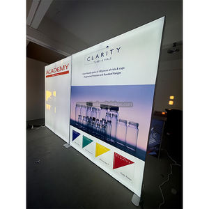 Nuevo diseño personalizado Durable aluminio SEG pantalla LED retroiluminada pared tensión tela exposición stand Expo 10x20 pies Trade Show Boot - Product Image 3