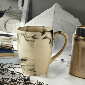 15 Once Tazze in Ceramica Porcellana con Texture Marmo Moderno per Sublimazione con Cucchiaio per Occasioni Festive - Product Image 3