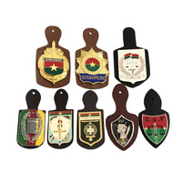 Afrika 3D bahu logam Pin kulit lencana kustom Pin Enamel untuk topi Pin