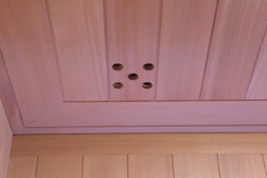 Acogedora Cabina <span class=keywords><strong>de</strong></span> Sauna <span class=keywords><strong>de</strong></span> Madera con Iluminación LED Ambiental Integrada - Product Image 3