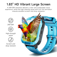 Reloj Inteligente para Niños de Fábrica, Alta Calidad, Bajo Precio, con Tarjeta SIM, Resistente al Agua IPX7, Pantalla Cuadrada IPS, Botón SOS, Contesta Llamadas, GPS