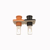 Connecteur d'alimentation à broche unique, prise femelle Amphenol SurLok Plus, 120A 25MM2, réf. SLPRABPSB et SLPRABPSO, connecteur de stockage