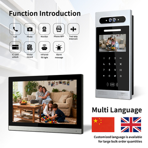 Système de vidéophone bidirectionnel <span class=keywords><strong>pour</strong></span> appartements avec reconnaissance faciale et déverrouillage à distance via application - Product Image 2