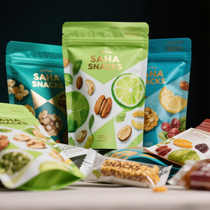 Saco Mylar com Zíper Reutilizável para Alimentos, Grau Alimentício, Barras Energéticas, Alimentos Congelados, Café em Pó, Chá, Farinha de Trigo - Product Image 2