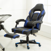Chaise PC en cuir PU réglable en hauteur chaise d'ordinateur ergonomique gaming Concevez votre logo personnalisé