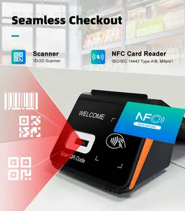 Noryox Android 12 WLAN BT Lotterie-Ticket 80 mm Pos-Drucker kabellos 4 G WLAN Android Handheld Pos-Maschine