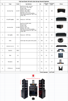 Ensemble complet double 10 pouces Line Array Sound System Professional Audio Music Stage Speakers DJ Show Outdoor