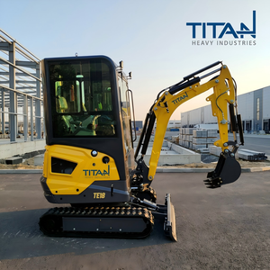 Mini-excavatrice TITAN de 1,8 tonne avec commande pilote - Moteur Euro 5 EPA, excavatrice sur chenilles pour l'aménagement paysager <span class=keywords><strong>et</strong></span> le jardinage - Product Image 2