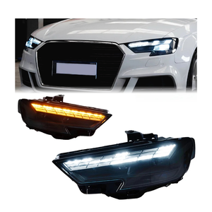 Faro <span class=keywords><strong>A3</strong></span> 8V 2017-2021 S3 RS3, Faro LED Aggiornato, Lampada Frontale Modificata con Indicatori di Direzione e Luci Diurne per <span class=keywords><strong>Audi</strong></span> - Product Image 1
