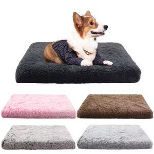High Eco-Friendly Velvet Fleece <b>Dog</b>/Cat Mat Solid Animal Pattern Plush Square Pet Bed Deep Sleep Winter Wholesale <b>Sofa</b> Bed - Product Image 2