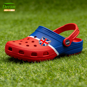 <span class=keywords><strong>Zapatos</strong></span> Deran Eva Clogs, Venta Directa <span class=keywords><strong>de</strong></span> Fábrica, Accesorios Personalizados con Elementos <span class=keywords><strong>de</strong></span> Fútbol, Copa <span class=keywords><strong>de</strong></span> Fútbol, Logotipo Personalizado del Club, Impresión <span class=keywords><strong>de</strong></span> Bandera Personalizada - Product Image 4