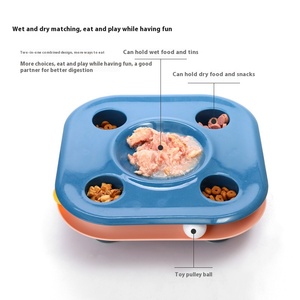 Tùy Chỉnh Đa Chức Năng Nhựa Mèo Thực Phẩm Lưu Vực Với Mèo Con Theo Dõi Đồ Chơi Một Trong Một Hoặc Hai Trong Một Vật Nuôi Giải Trí Tùy Chọn - Product Image 4