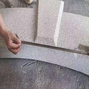 Marco de puerta de granito beige Piedra de jardín de puerta tallada - Product Image 5