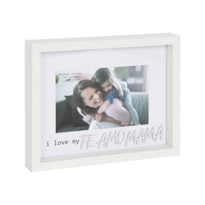 กรอบรูปไม้ JINN HOME I Love My Te Amo Mama กรอบรูปแม่ ของขวัญวัน<span class=keywords><strong>แม่</strong></span> กรอบรูปตั้งโต๊ะ - Product Image 3