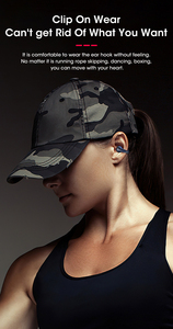 Audífonos de Conducción Ósea Tipo Pendiente con Pantalla Digital Inalámbrica Auriculares Deportivos HIFI para Teléfonos - Product Image 5