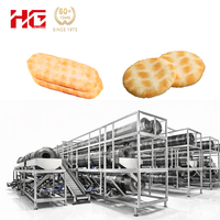 Chaîne de production de biscuits croustillants au riz HG en promotion avec équipement pour snacks au riz et machine à souffler les snacks au riz