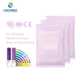Lingettes organiques propres Lingettes féminines intimes personnalisées avec emballage refermable - Product Image 1
