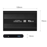 Caja Externa para Disco Duro USB 3.0 SATA HD HDD Transcend, Carcasa Externa de Aluminio de 2.5 Pulgadas para PC
