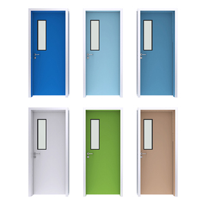 Porte battante intérieure en acier pour écoles, durable, facile à nettoyer, bien étanche, minimaliste, pour salles de classe, bibliothèques, bureaux et bâtiments éducatifs - Product Image 2