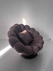 Italiano creativo Anemone <span class=keywords><strong>Giovannetti</strong></span> divano singolo moderno minimalista soggiorno pigro per il tempo libero sedia girevole - Product Image 5