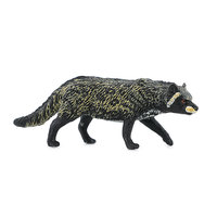 Modèle d'animal sauvage en PVC massif, simulation transfrontalière, Linceau des marais, Génet africain, jouet d'assemblage, figurine cognitive pour enfants, objet décoratif