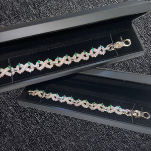 Pulsera de Moissanita Estilo Hip Hop para Hombre y Mujer, Joyería de Moda Brillante - Product Image 3