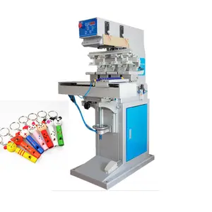 Wholesale Tampo 4 Color Mobile Phone Sealed Ink Cup Pad Printing Machine For Baby Bottle Golf Ball Electron Product