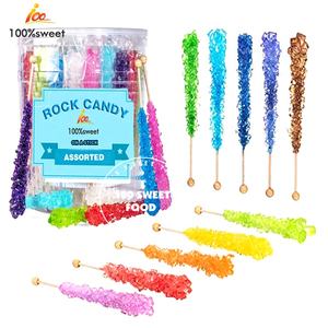 Usine OEM Certificat Halal Haccp Mélange multicolore de saveur de <span class=keywords><strong>fruit</strong></span> Crystal <span class=keywords><strong>Rock</strong></span> Candy Stick <span class=keywords><strong>Sucette</strong></span> - Product Image 1