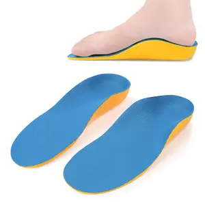 High Arch Support Orthotic Insole Mesh Surface Pu Flat Feet Pain Relief Kid Sport Insoles