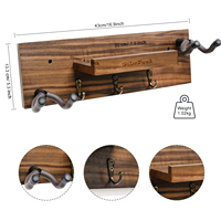 Solid Wood Guitar Wall Mount Hanger for Acoustic Electric Bass Guitar Ukulele Display Holder OEM Factory Supplier