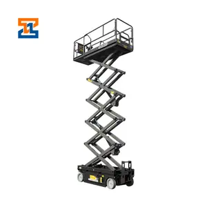 4-12M CE ISO Pin điện manlift Pin thang máy thang máy thủy lực Scissor Nâng Nền tảng cho sử dụng trong nhà và ngoài trời