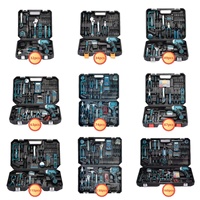 Ensemble d'outils électriques Elehand 160 pièces, perceuses rechargeables au lithium-ion, ensembles d'outils électriques, outils combinés, kit d'outils, ensemble de machines