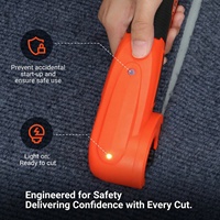 Couteau de découpe électrique sans fil, ciseaux combinés, mini-coupeur, batterie 2000mAh, design ambidextre, lames en acier inoxydable