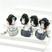 Porte-clés créatif en forme de petits animaux mignons imprimés en 3D, pendentif anti-stress personnalisé, jouet populaire, accessoire de clé, modèle cadeau