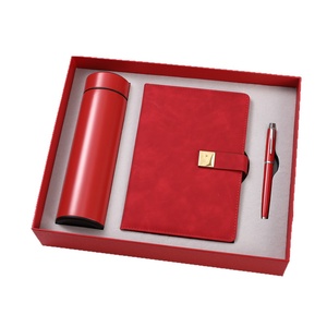 Coffret Cadeau d'Affaires Haut de Gamme : Carnet en Cuir PU A5 avec Tasse Isotherme et Parapluie, Style Professionnel, Logo Personnalisé - Product Image 2