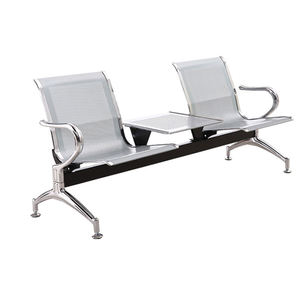 Cao cấp 4 Chỗ ngồi bằng thép không gỉ thoải mái sân bay bệnh viện chờ đợi ghế 100kg chịu tải tương thích với văn phòng - Product Image 3