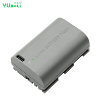 LP-E6H Dahili Tip-C Portlu Yedek Li-ion Pil 7.2V 2000mAh Canon 5D4 6D2 7D2 R5 R6 Mark II DSLR Aynasız Fotoğraf Makinesi için