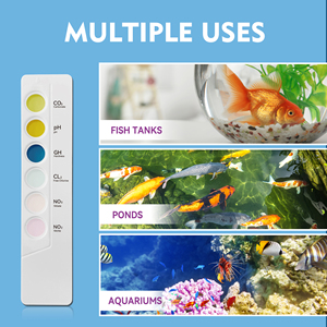 Bandelettes de test de qualité de l'eau <span class=keywords><strong>pour</strong></span> aquarium 6-en-1 – Test rapide <span class=keywords><strong>pour</strong></span> aquarium et aquaculture – Résultats en <span class=keywords><strong>60</strong></span> secondes sans laboratoire requis - Product Image 3