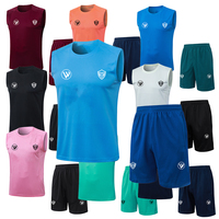 Chalecos Deportivos de Fútbol sin Mangas, Transpirables y de Secado Rápido, para Adultos, 100% Poliéster, Venta al Por Mayor