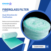 Filtre d'admission pour cabine de peinture sur mesure, qualité G3, pour la ventilation des usines pharmaceutiques, commande en gros, rouleau de média multicouche