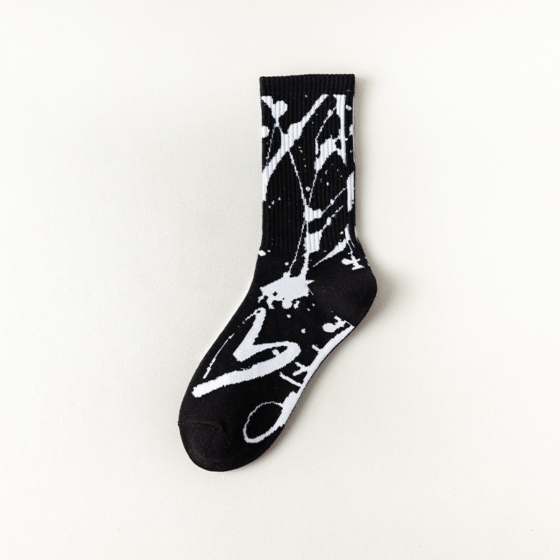 Manufacture Fashion Men's Basketball Sports Socks Hip-hop High Street Skateboard Socks
