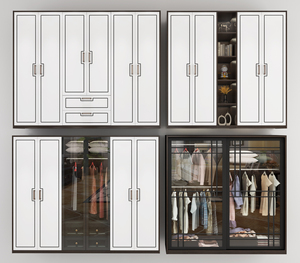 Best Selling Factory Supply Lacquer Solid Wood Melamine Walk-In <strong>Clothes</strong> Closet <strong>Shelves</strong> - Product Image 2