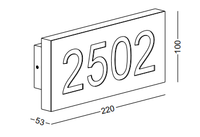 Applique murale LED carrée de style moderne 9W pour intérieur, maison, hôtel, éclairage décoratif