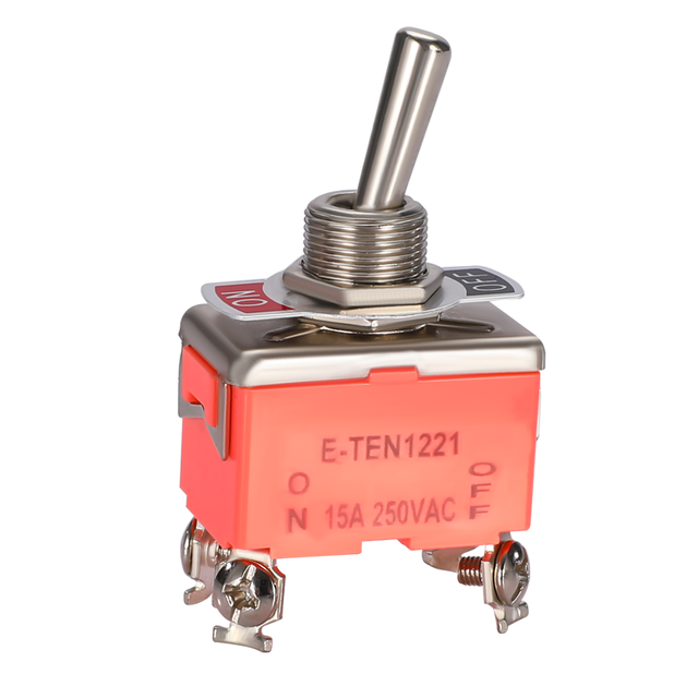 Custom Power Switch Copper 15A 250VAC 6/SixPins ON-OFF Toggle Rocker Switch 90000 Cycle Life
