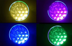 Anillo de Halo con Efecto Circular <span class=keywords><strong>Martin</strong></span> Mac Aura 19x15w Rgbw 4en1 Zoom Beam 1915 Aura Wash Light 19 15 Cabeza Móvil Iluminación de Escenario - Product Image 5