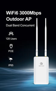 WZ-LAN 高性能屋外用3000Mbps デュアルバンド <span class=keywords><strong>2</strong></span>.4G&5.8G 無線アクセスポイント WIFI6 ギガビットポート搭載 300メートル範囲 - Product Image 4