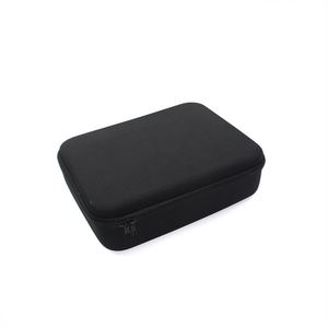 Étui portable ODM en mousse EVA imperméable et résistant à l'usure, noir, carré, avec fermeture éclair, pour chargeurs et accessoires de voyage 6 pouces - Product Image 3