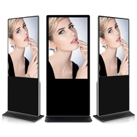 Kiosco de Señalización Digital de 55 Pulgadas, Tótem con Pantalla Táctil LCD, Reproductor de Publicidad Inteligente con WIFI para Interiores, Panel IPS de 300cd/m
