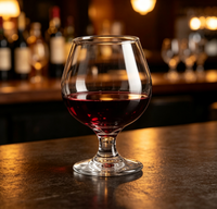 Ensemble personnalisé de verres à whisky à tige courte, verres de dégustation, verres à brandy, verres à vin à ventre bombé, verres à vin de style simple